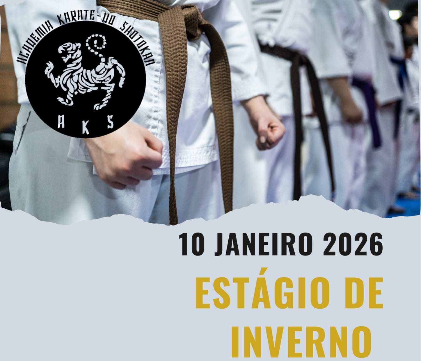 Estágio de Inverno 2026 - AKS - Academia Karate-Do Shotokan